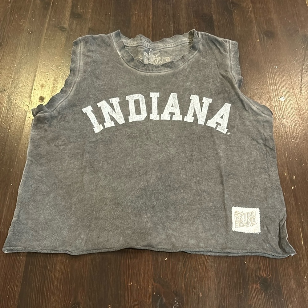 The Original Retro Brand Women’s Indiana Grey Tank Top Size XS